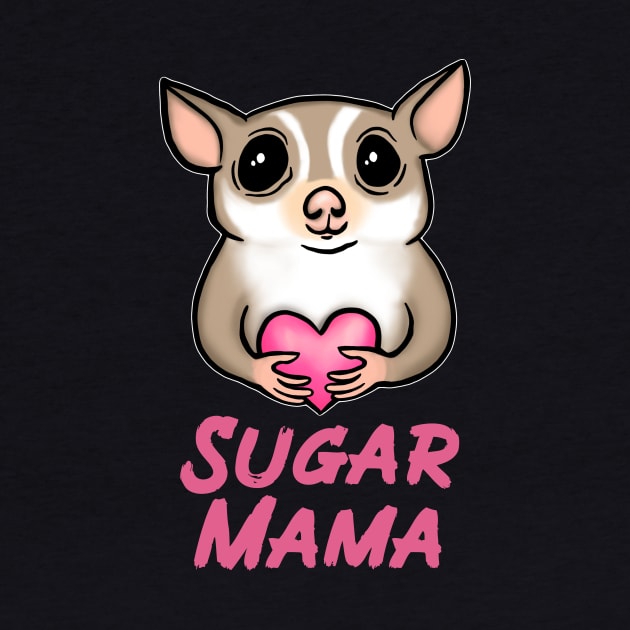 Sugar Mama, Pink, for Sugar Glider Lovers by Mochi Merch